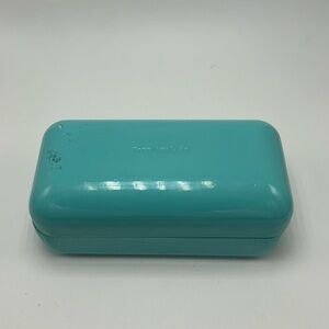 Tiffany & Co Signature Blue Sunglasses Eye Glasses Hard Case Only Clamshell